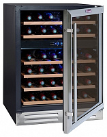 Двухзонный винный шкаф La Sommeliere CVDE46-2